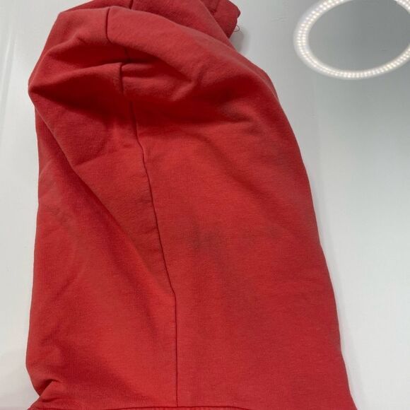 BCBG Butterfly Rhinestones Full Zip Hoodie Women Small Salmon Pink Y2K - Picture 5 of 12